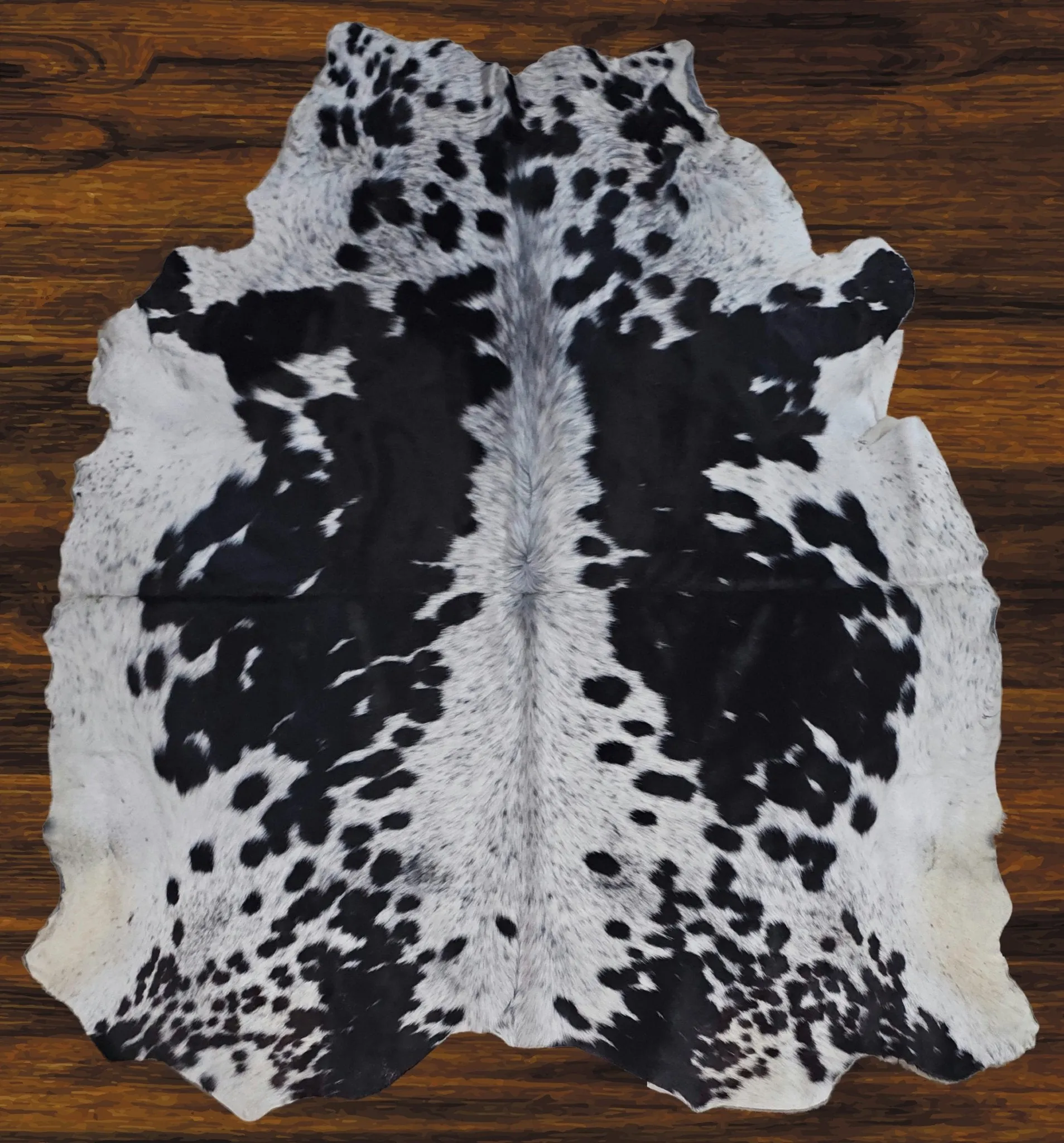 241-9 Cow Skin Hair on Hide 100% Pure Cow Hide Large Decorative/Carpet/Rug/Wall Leather
