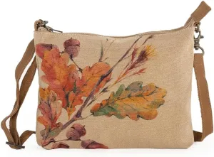 Acorns - Wristlet Wallets for Women, Crossbody Sling Bags for Women, Cotton Canvas Purses, 100% Cotton Canvas