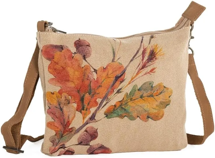 Acorns - Wristlet Wallets for Women, Crossbody Sling Bags for Women, Cotton Canvas Purses, 100% Cotton Canvas