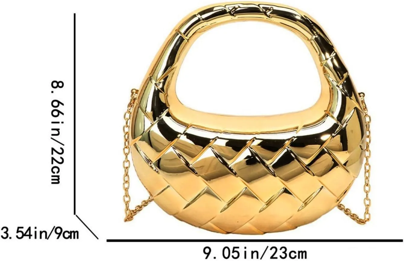 Acrylic Handbags for Women Cute Acrylic Clutch Small Unique Purse Trendy Metal Evening Bag for Party Cocktail