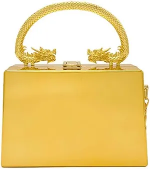 Acrylic Square Box Clutch Handbag, Sparkly Luxury Evening Bag For Party, Novelty Leisure Fashion Shoulder Crossbody Purse