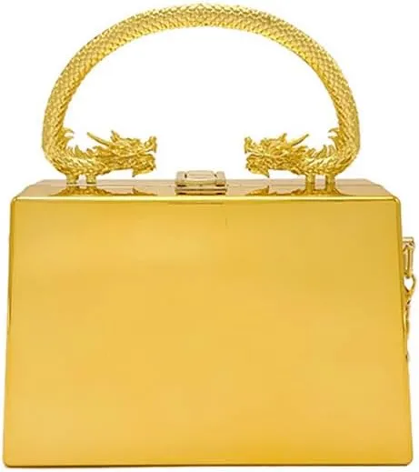 Acrylic Square Box Clutch Handbag, Sparkly Luxury Evening Bag For Party, Novelty Leisure Fashion Shoulder Crossbody Purse