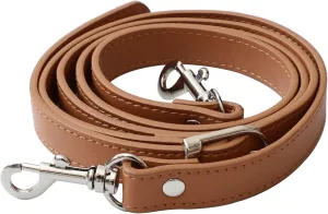 Adjustable Purse Strap Replacement Leather Handbag Shoulder Strap Replacement with Metal Swivel Hooks