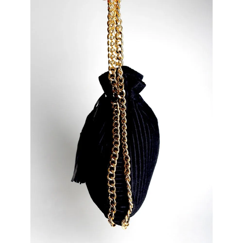 Adora By Ankita Siyah Chain Bag