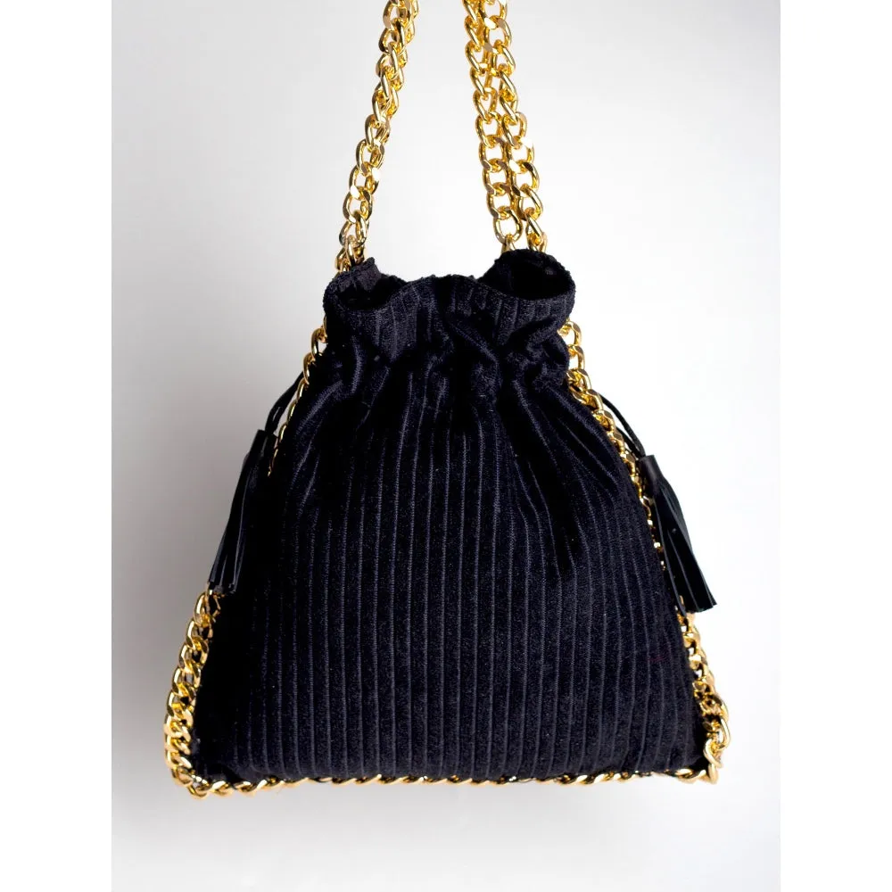 Adora By Ankita Siyah Chain Bag