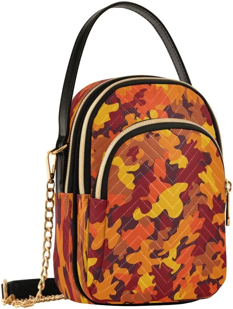 ALAZA Crossbody Bag Small Shoulder Handbags Leather Purse for Women