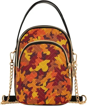 ALAZA Crossbody Bag Small Shoulder Handbags Leather Purse for Women