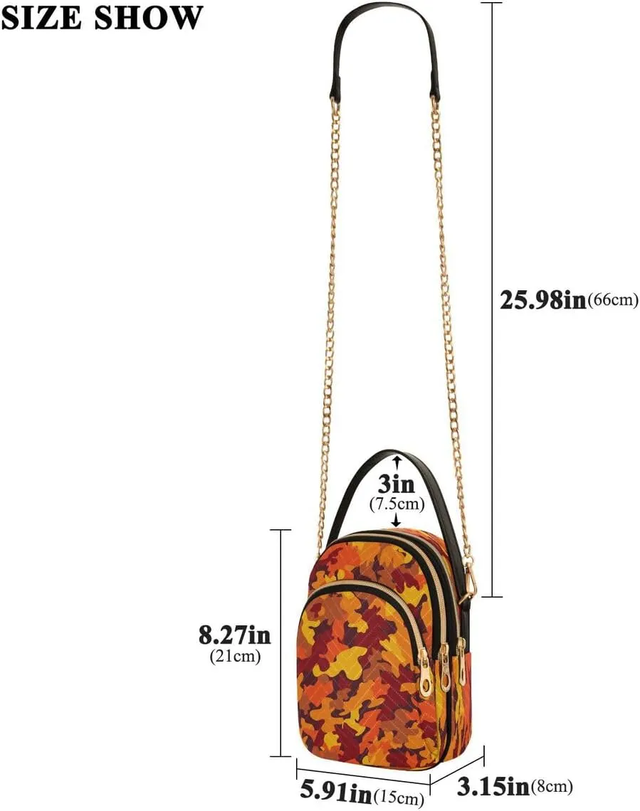 ALAZA Crossbody Bag Small Shoulder Handbags Leather Purse for Women