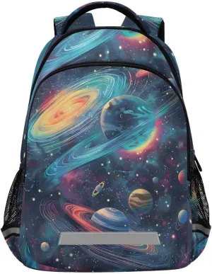ALAZA Toddler Backpack School Girls Boys Bookbag Kids Children Bags Cosmos Space Student Daypack Travel Teen