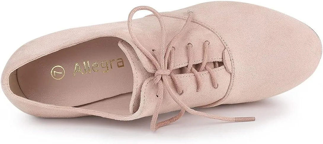 Allegra K Women's Platform Chunky Heel Lace Up Booties