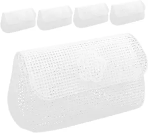 Angoily Create Unique Decor 5 Pack Plastic Mesh Canvas Sheets Cross Stitch Crochet Bag Making Garden Craft