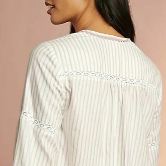 Anthropologie Floreat Striped Sleep Dress