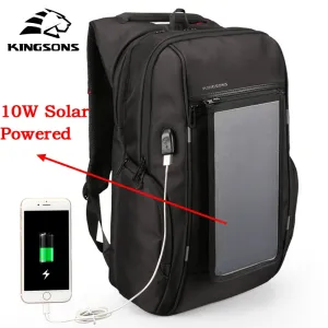 Anti-Theft Global delivery 10W 1 Powered Solar Backpack Usb Charging Superior Backpack Men