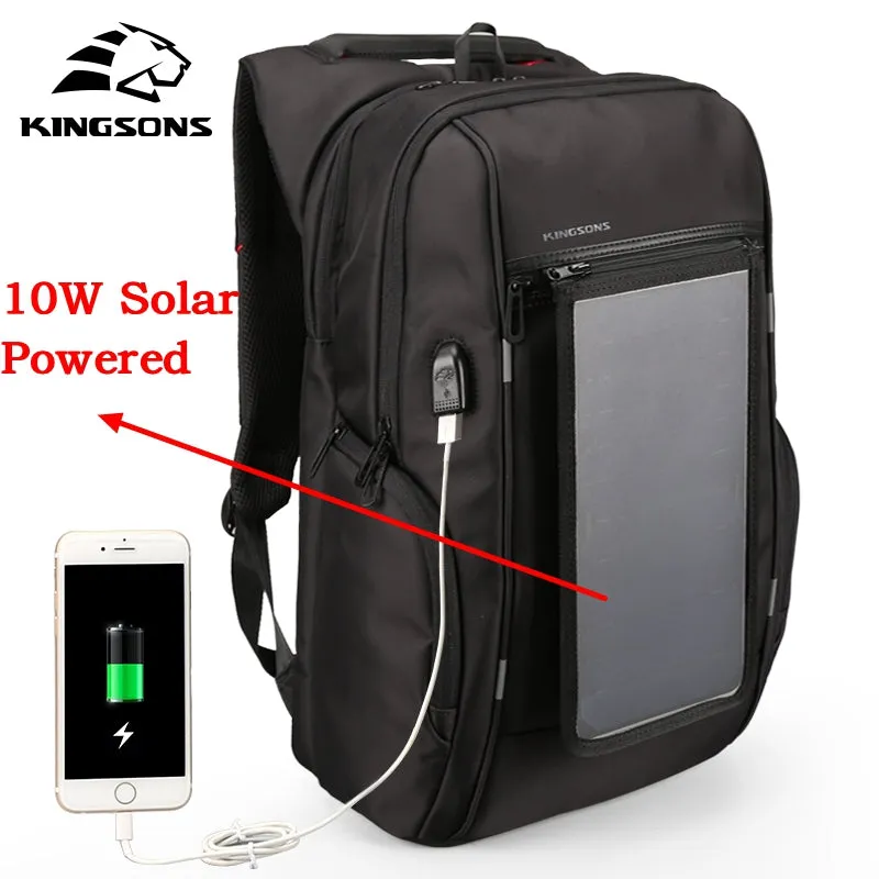 Anti-Theft Global delivery 10W 1 Powered Solar Backpack Usb Charging Superior Backpack Men