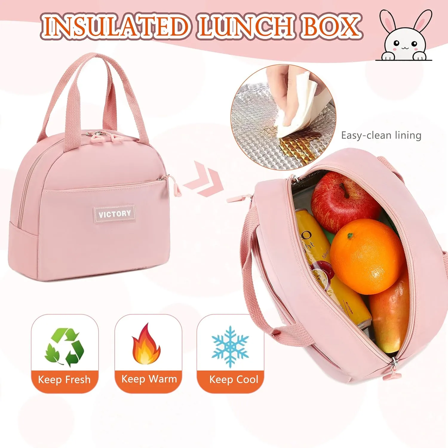 AO ALI VICTORY Backpack for Women Girls Set with Pencil Case 15.6 Inch Laptop School Bag Kids Elementary College Backpacks