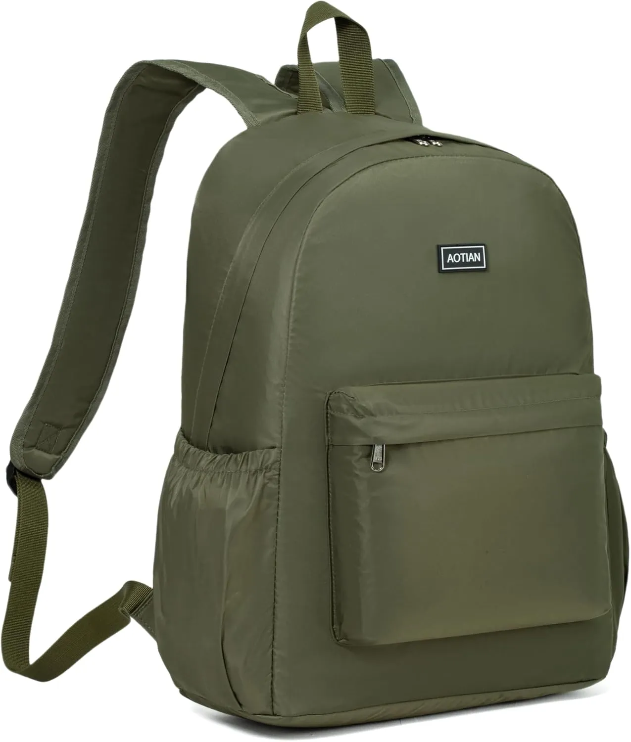 AOTIAN 17-Inch Water-Resistant Nylon Backpack, Durable Lightweight Bookbag, Daypack for College, Work, Travel & Hiking