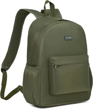 AOTIAN 17-Inch Water-Resistant Nylon Backpack, Durable Lightweight Bookbag, Daypack for College, Work, Travel & Hiking