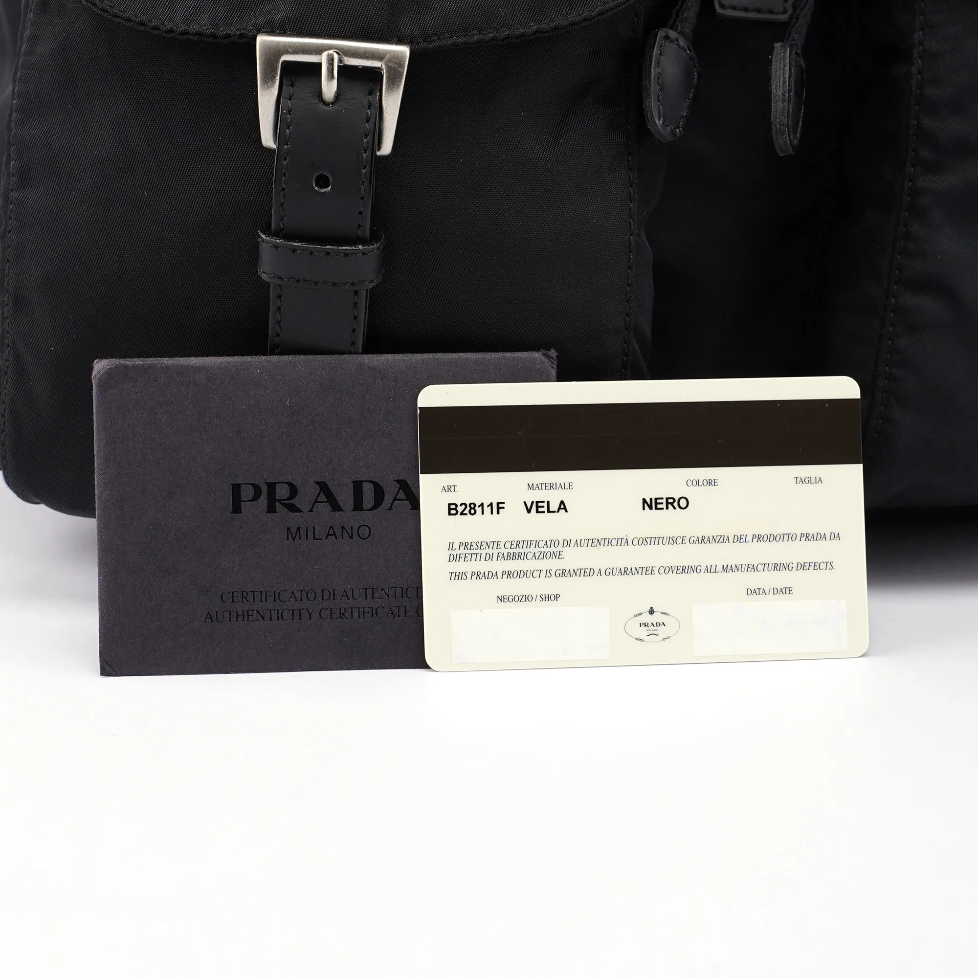 B2811F Black Backpack