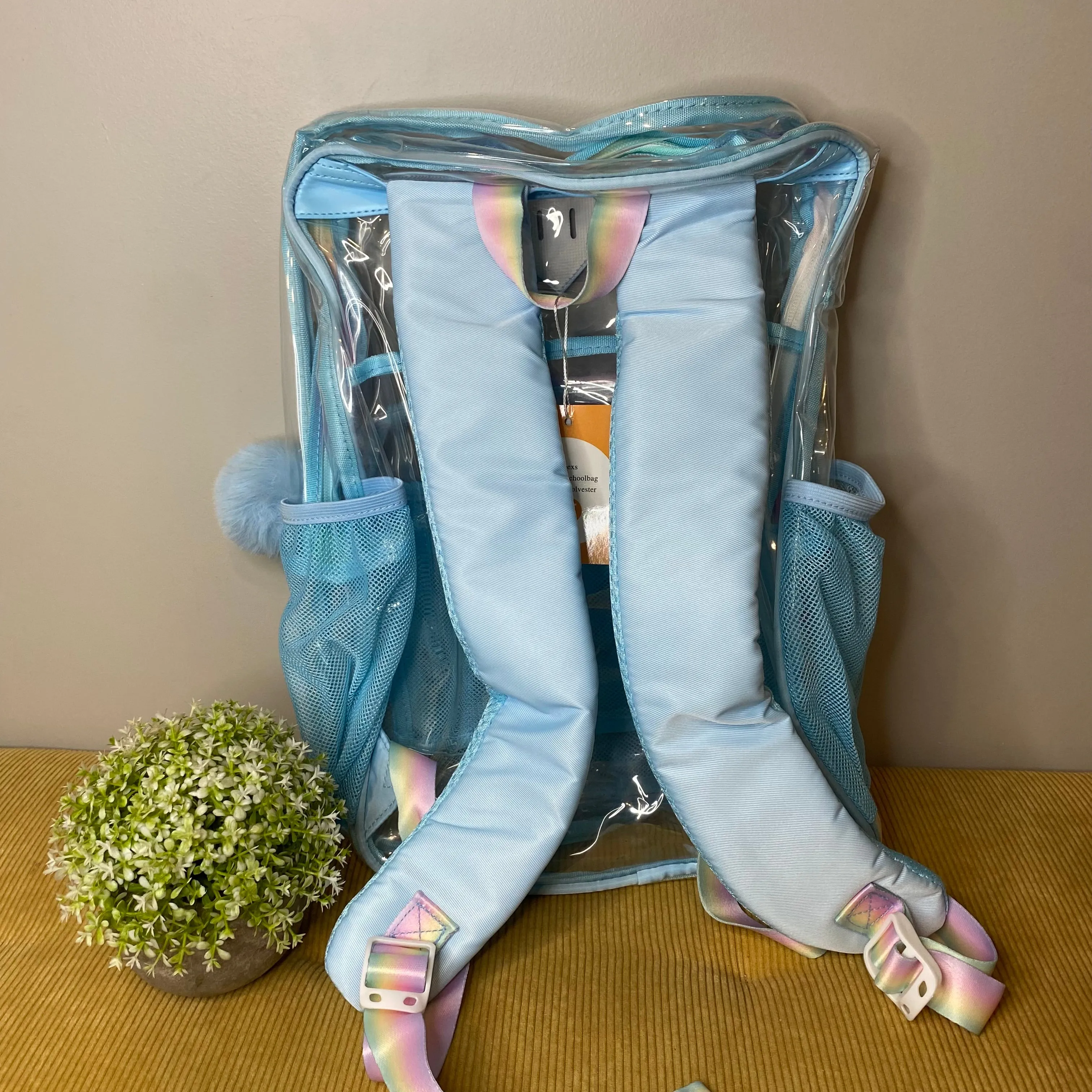 Backpack Blue Top selection Top-selling - Clear