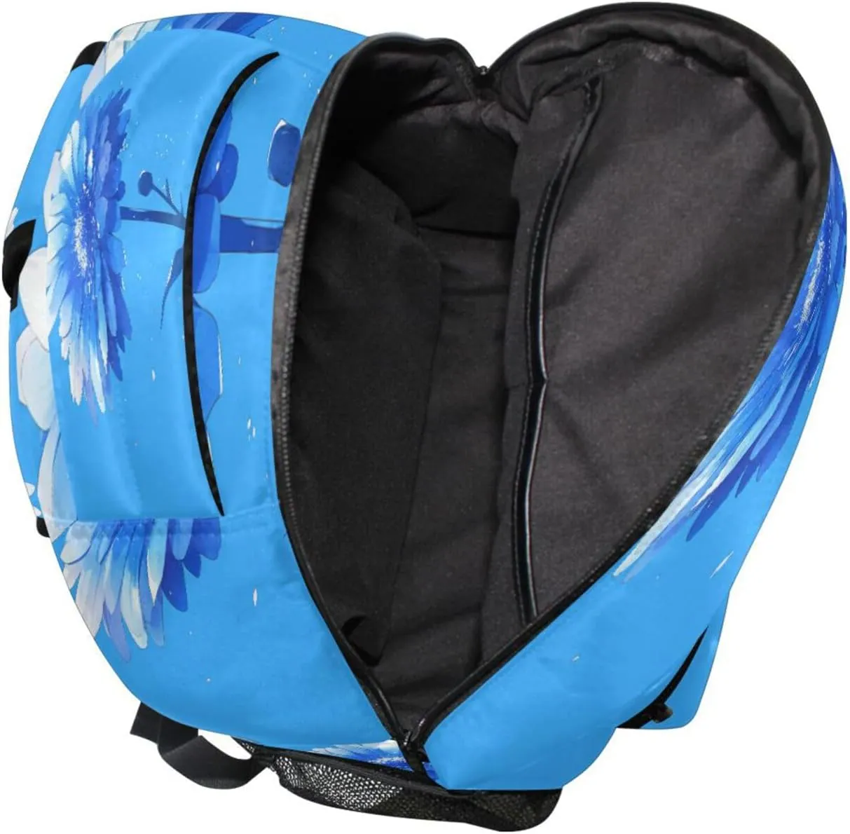 Backpack for Teenager Waterproof Laptop Bookbag with Chest Strap for Travel Trip Gerbera Daisy Style