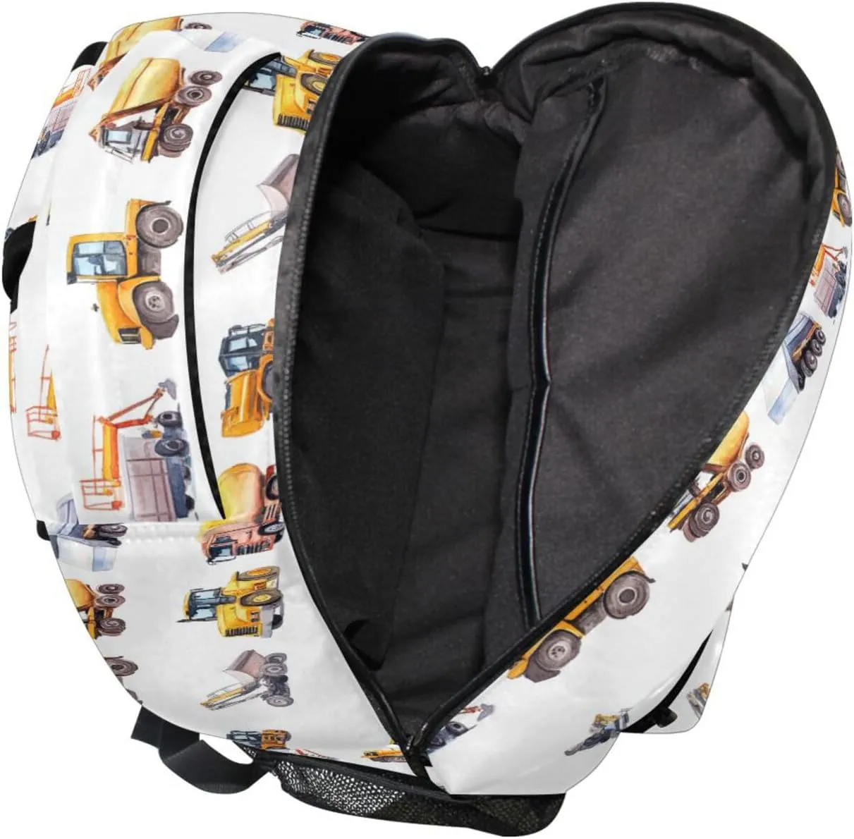 Backpacks for Teacher Nurse Fashion Sports Backpack with Chest Strap Gift Men & Women Construction Vehicles