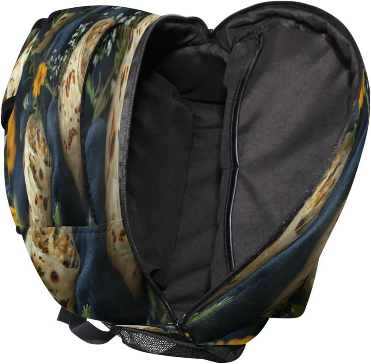 Backpacks for Teens Boys Girls Waterproof Backpack with Chest Strap for Business Work College Travel Trip Greek Burrito Country Rustic Style