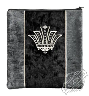 Bag #890 Black Velvet &  Silver Emb