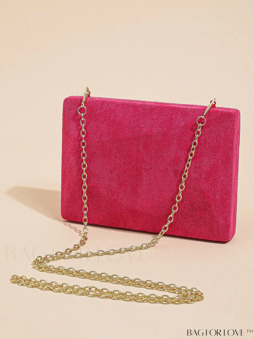 BagForLove - Multicolor Twilly Chain Handle Clutch: Elegant Evening Bag for Women, Wedding & Prom