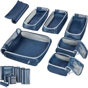 BAGSMART Keep Shape Packing Cubes, 7 Set for Travel, Lightweight Cubes, Suitcase Organizer Bags Set for Essentials