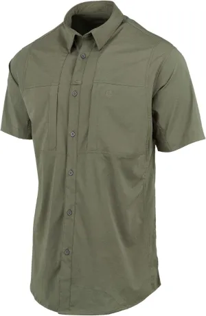 Beretta Men's TKAD Flex Breathable Lightweight Button-Down Outdoor Casual Active Tactical Short Sleeve T-Shirt