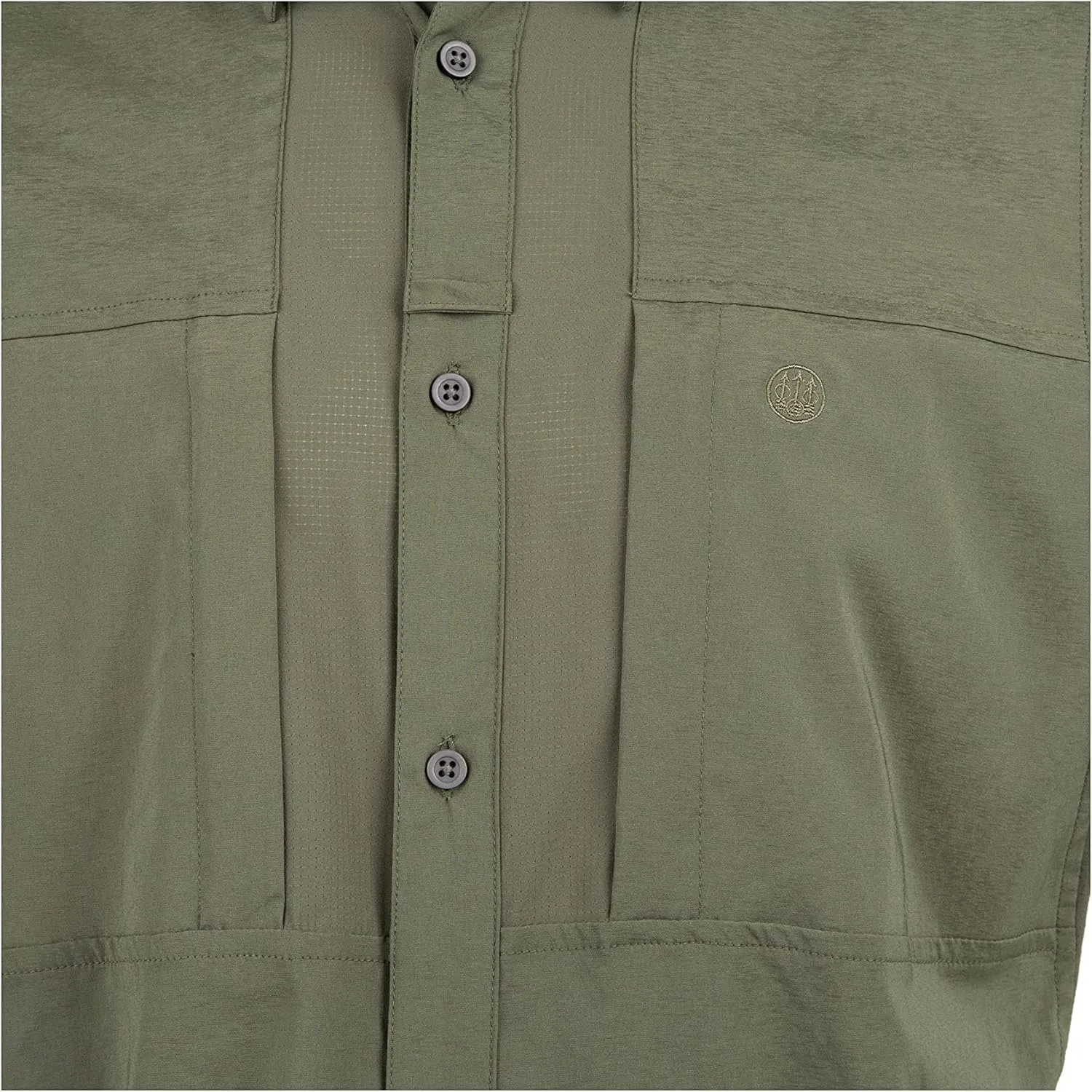 Beretta Men's TKAD Flex Breathable Lightweight Button-Down Outdoor Casual Active Tactical Short Sleeve T-Shirt