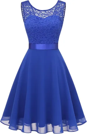 BeryLove Women Short Prom Dress Lace Wedding Guest Cocktail Party Bridesmaid Formal Dresses