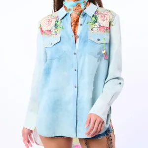 Birth of Venus Top - Denim