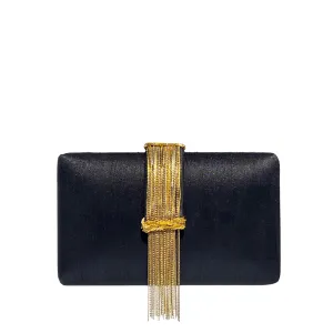 Black chain belt