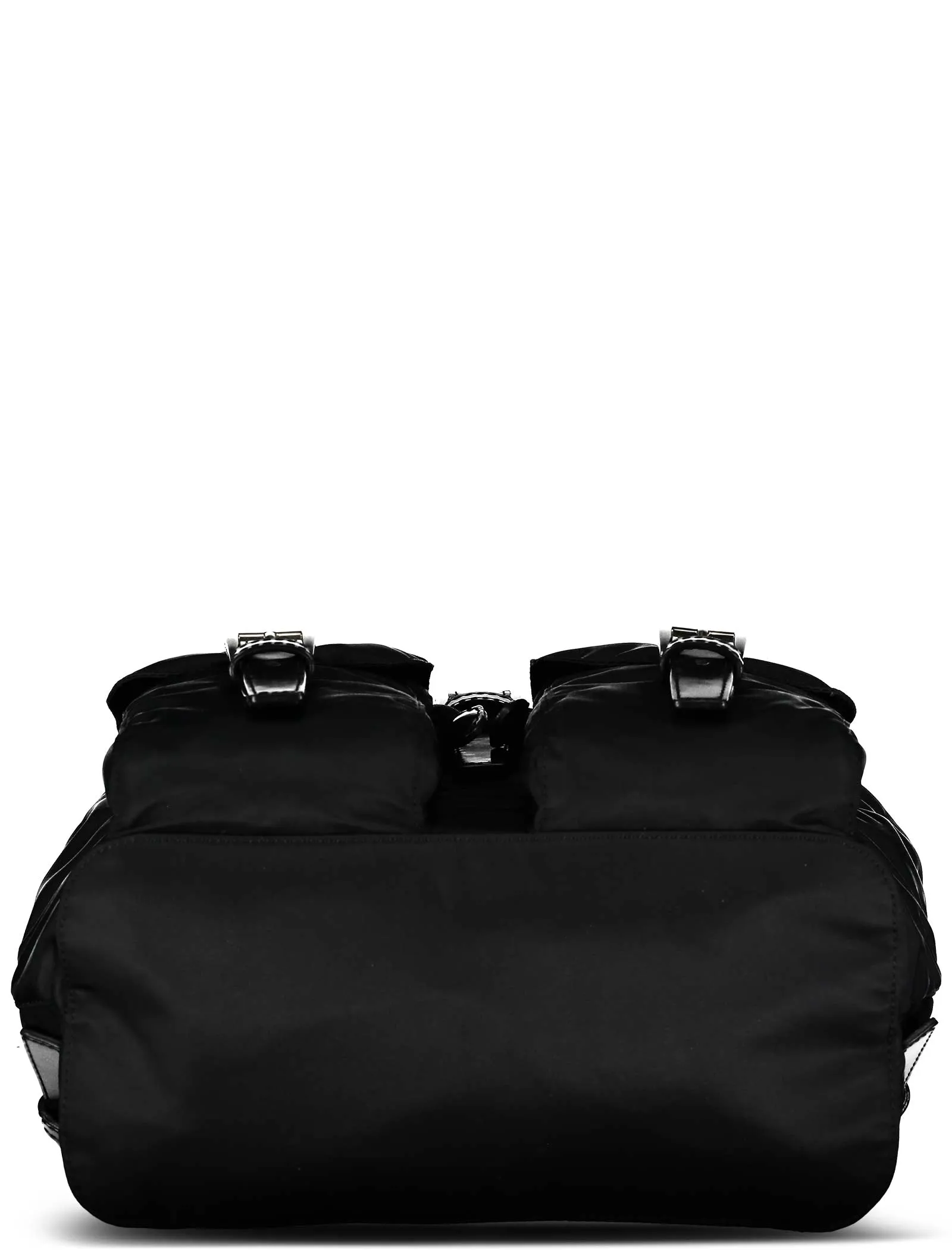 Black Medium Tessuto Nylon Backpack