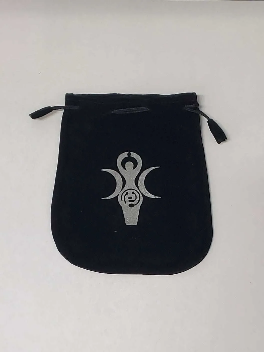 Black Velvet Spirit Bags with Assorted Symbols