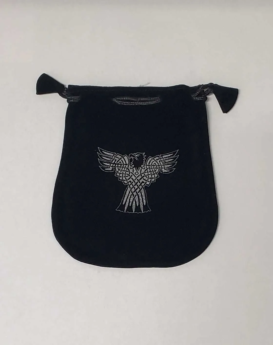 Black Velvet Spirit Bags with Assorted Symbols