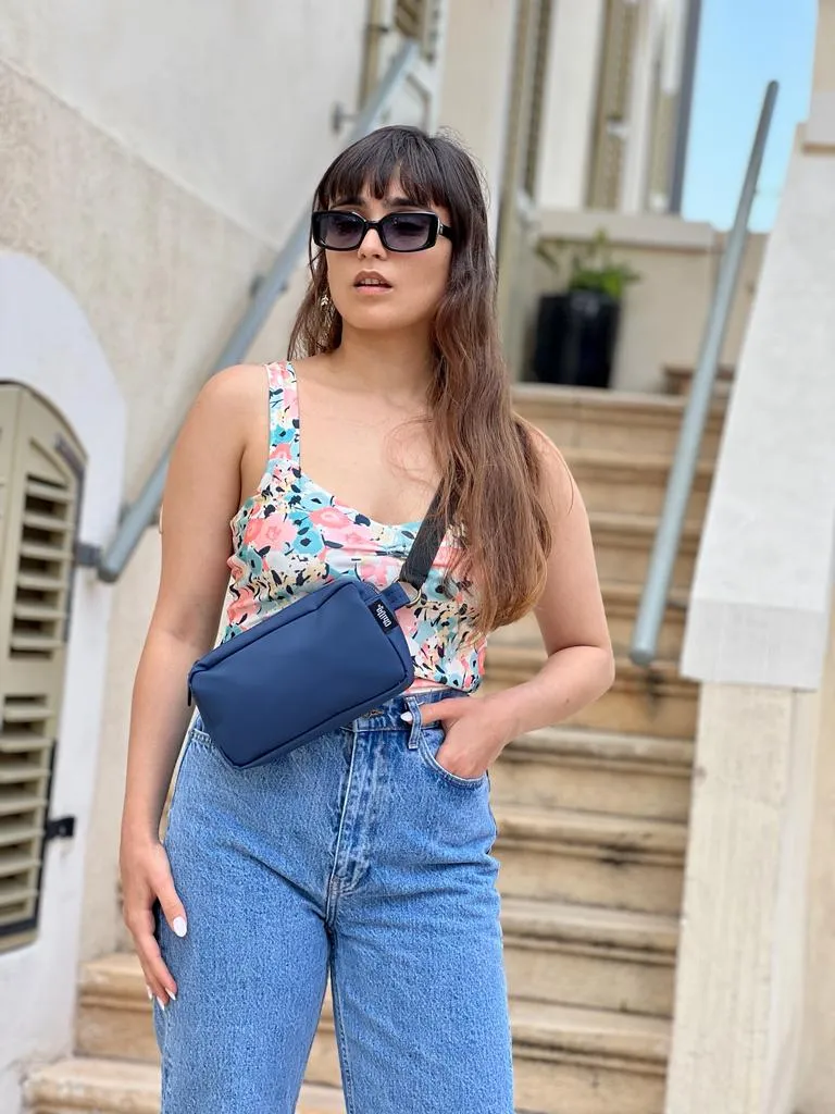 Blue Texture Lawrence Fanny Pack