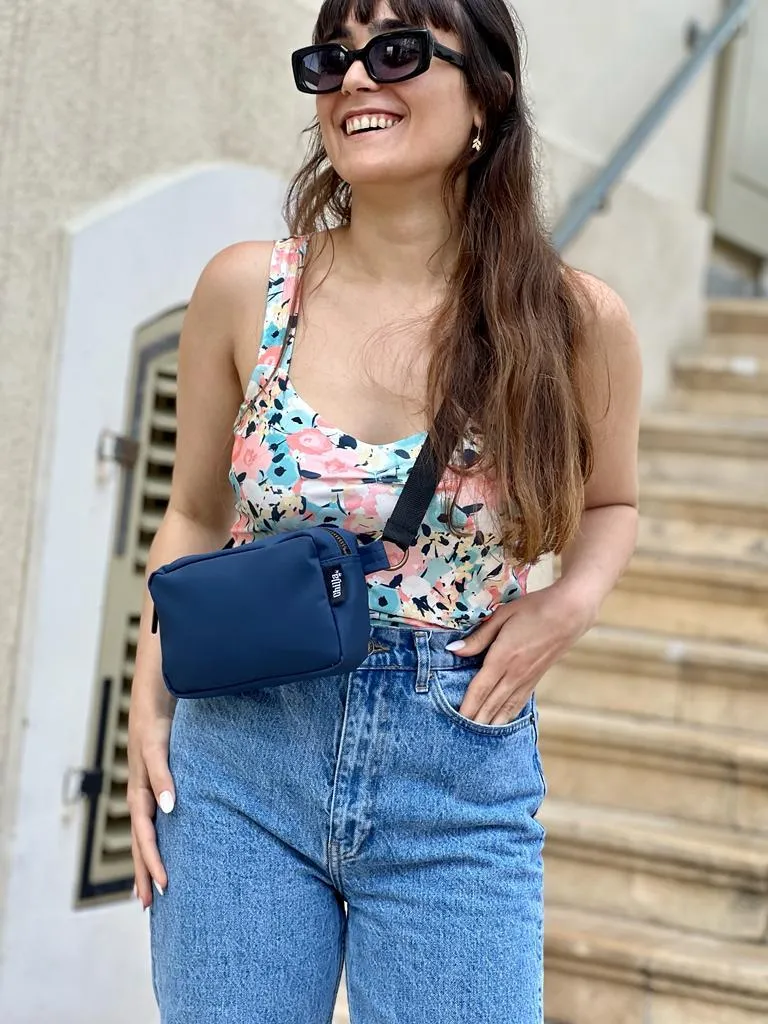 Blue Texture Lawrence Fanny Pack