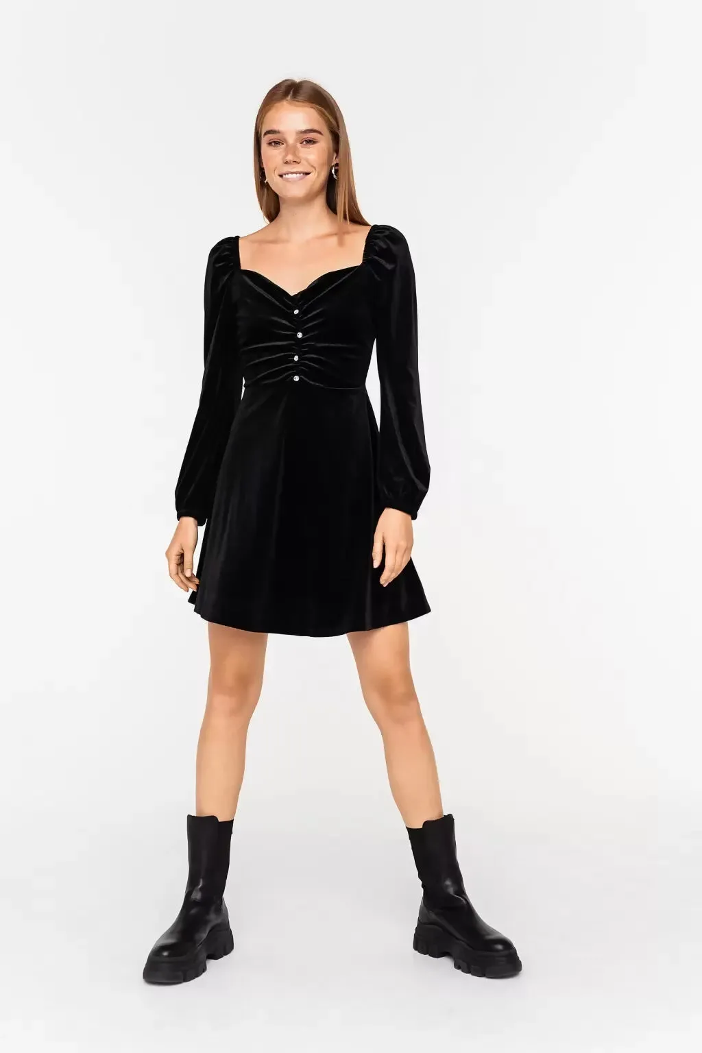 BOVARY VELVET DRESS