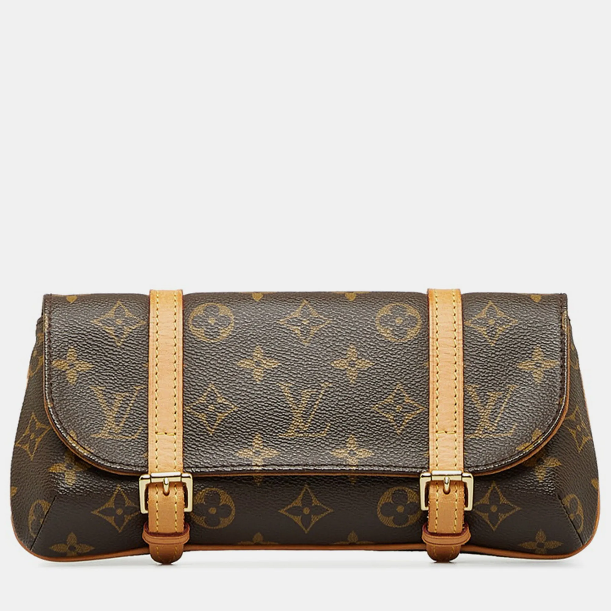 Brown Canvas Monogram Pochette Marelle Belt Bag