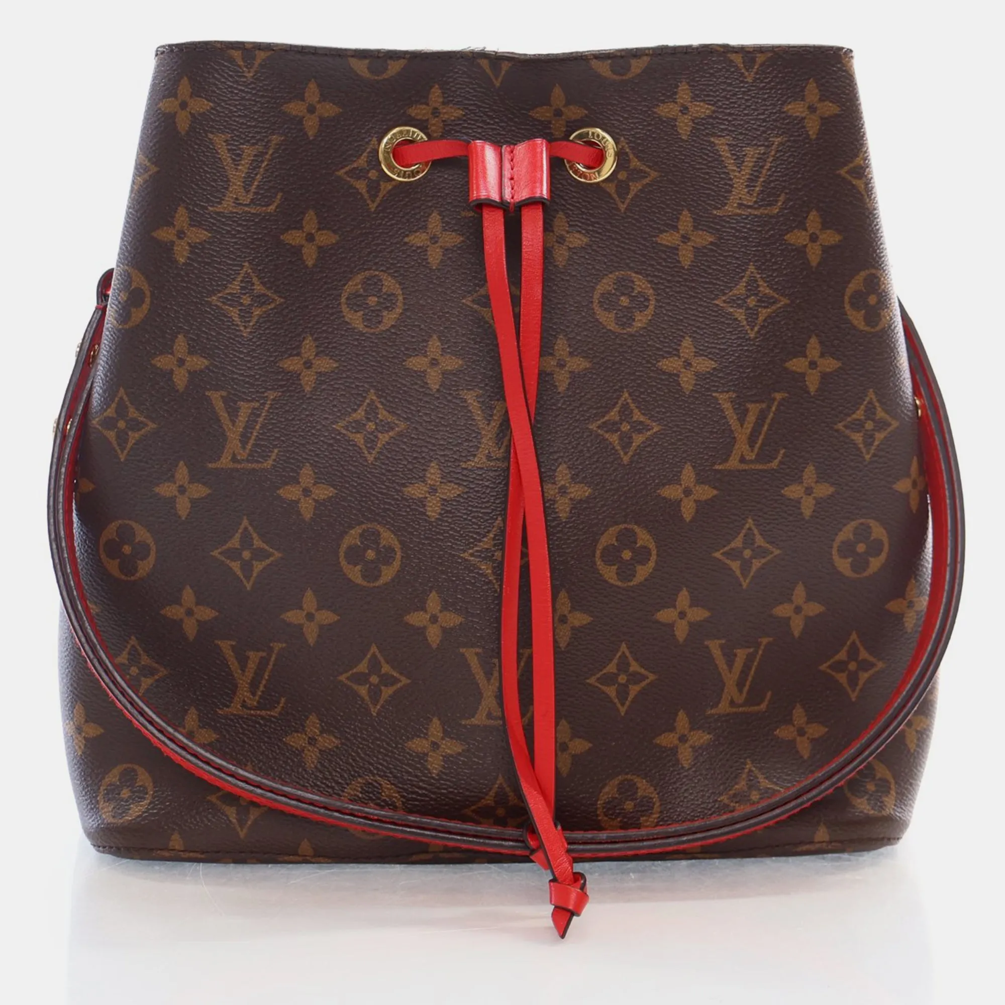 Brown Monogram Canvas NeoNoe MM Bucket Bag