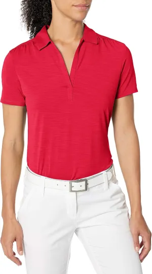 Callaway Women’s Opti-Dri Tonal Short Sleeve Polo Shirt, with Stretch Fabric and Sun Protection, Extended Sizing