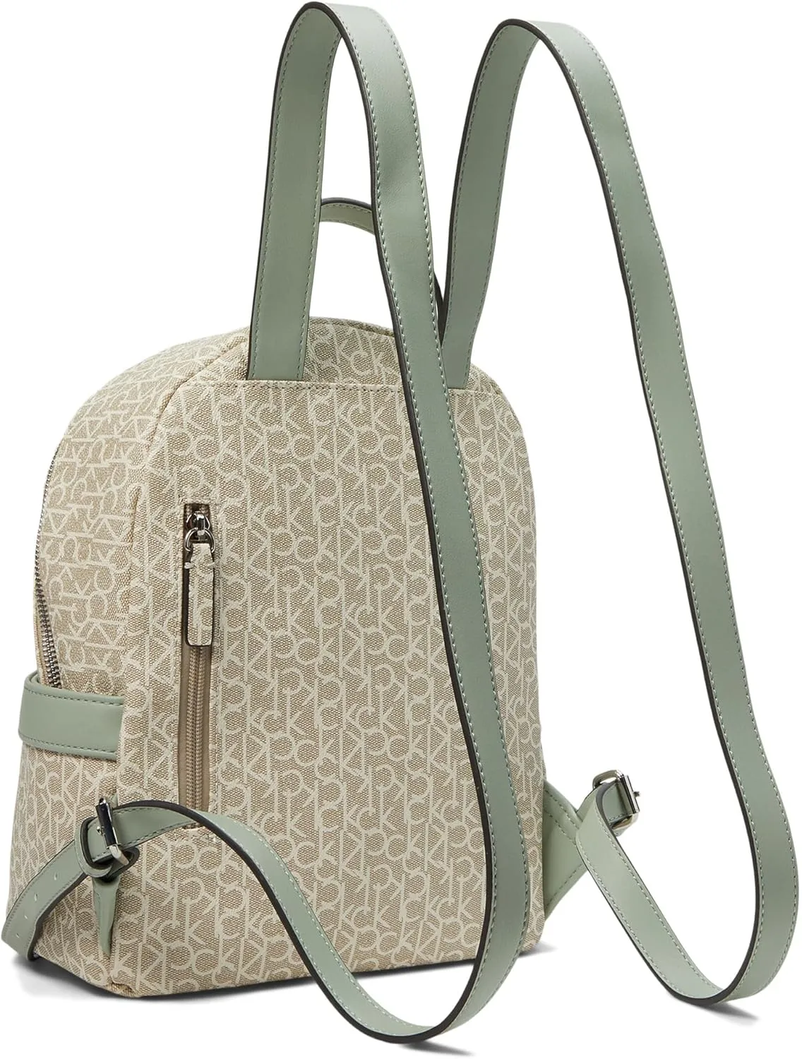 Calvin Klein Maya Signature Backpack Khaki/Vanilla/Desert Sage One Size