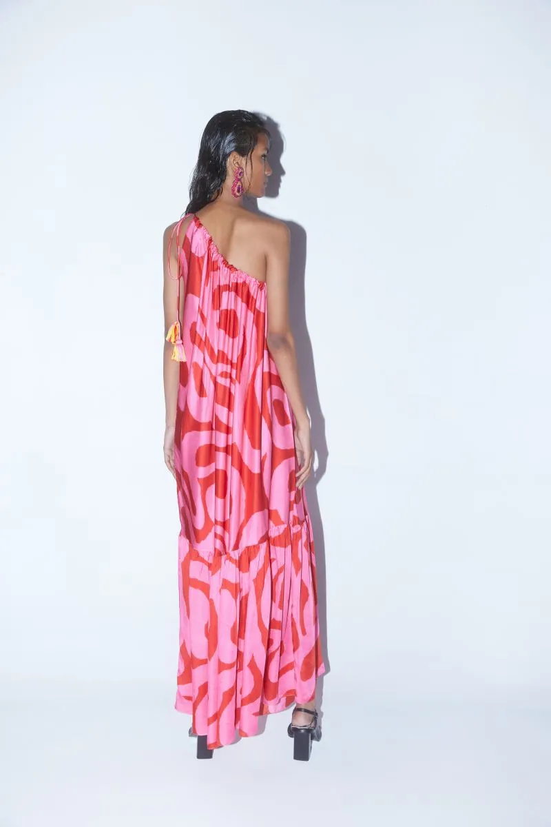 Candy one shoulder dress