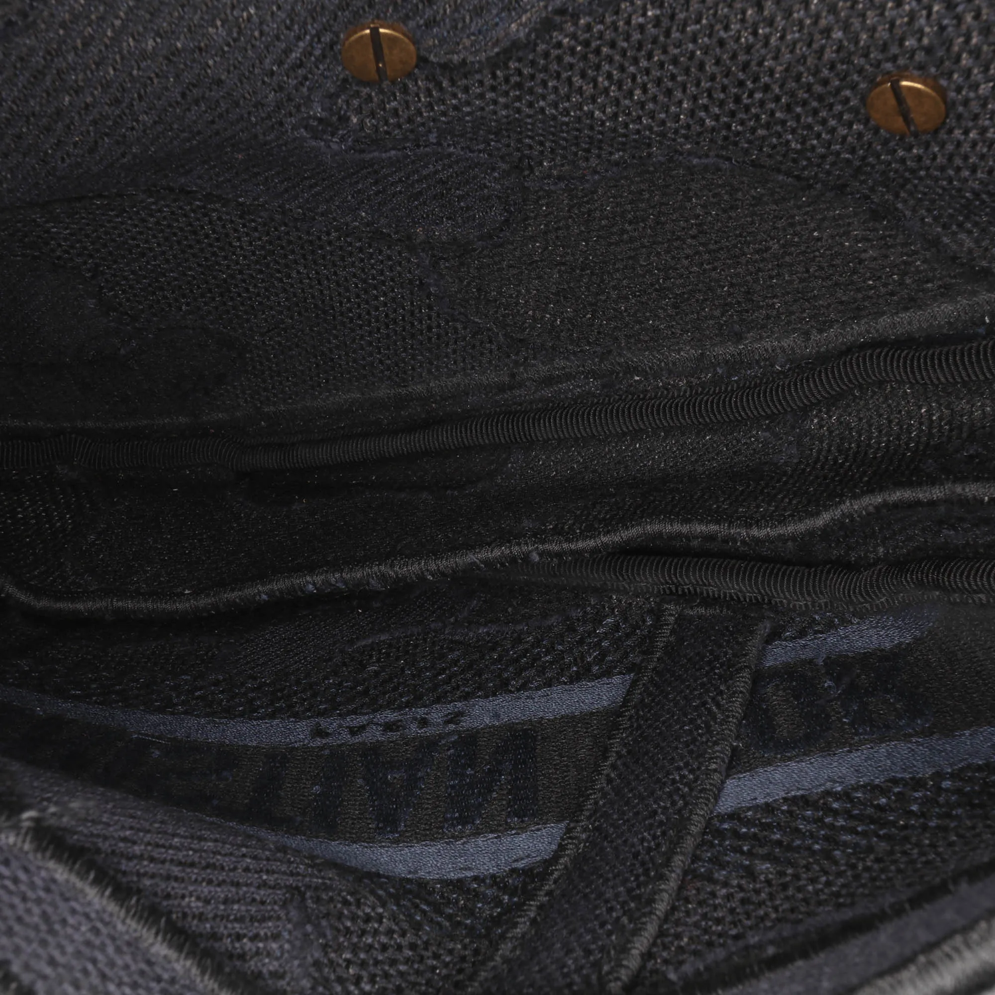Canvas Embroidered Camouflage Saddle Bag