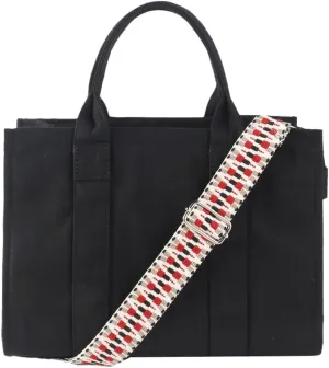 Canvas Tote Bag for Women Large Capacity Crossbody Top Handle Handbags Messenger Shoulder Purse