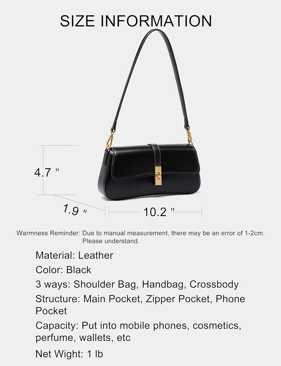 caqilore Genuine Leather Crossbody Bags for Women Shoulder Bag Women's Crossbody Handbags Leather Purses