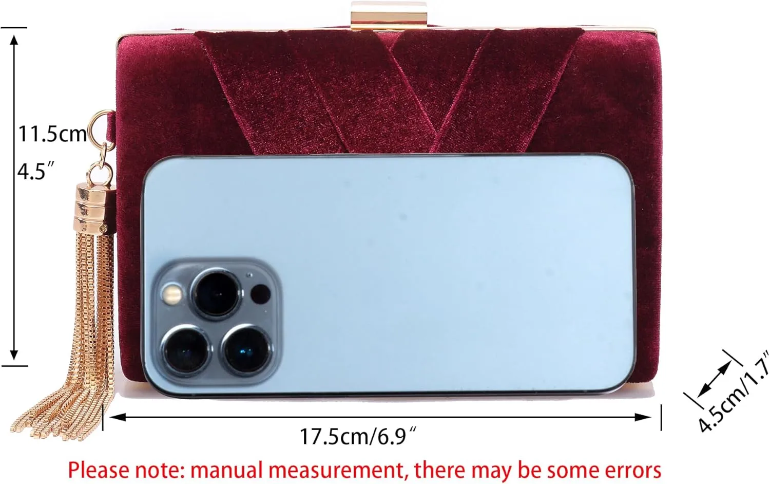 CARIEDO Women's Evening Handbag Clutch Bridal Purse for Wedding Prom Night Out Party