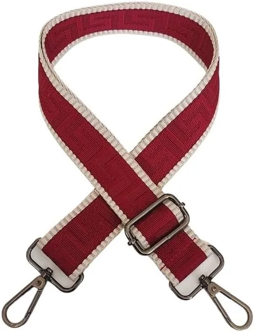 Chain Style Crossbody Bag with Detachable DIY Accessories Women's Handbag Shoulder Crossbody Bag (Wine Red Gun)